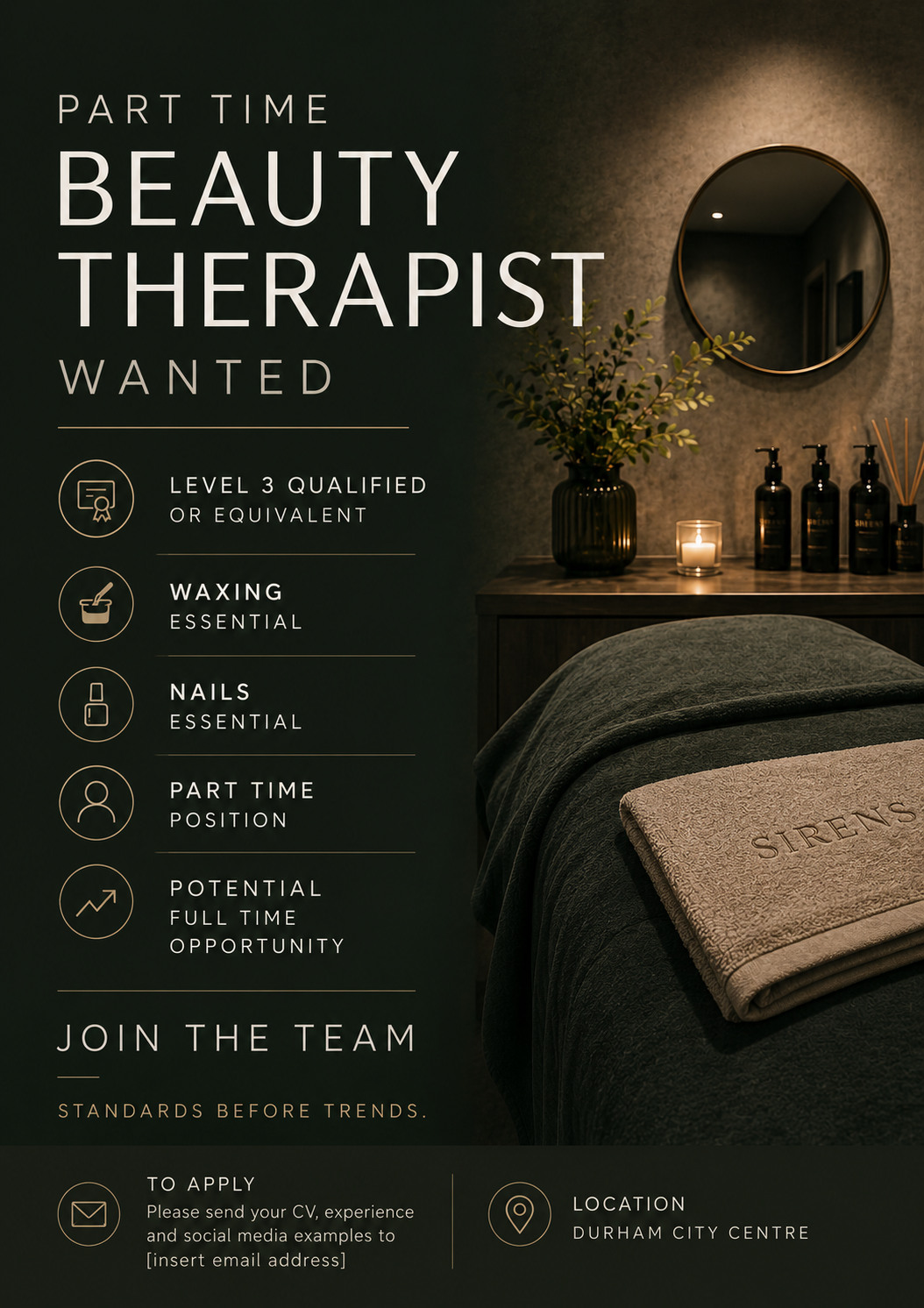 Beauty therapist 