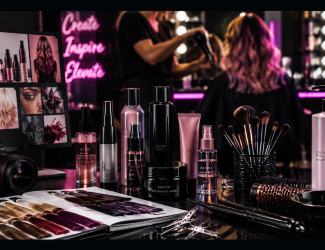 purple salon
