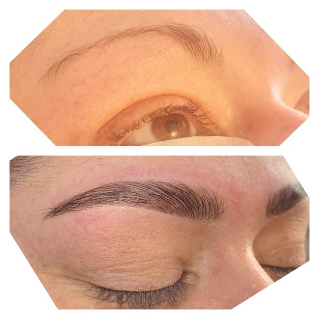 Brow growth programme and brow lamination