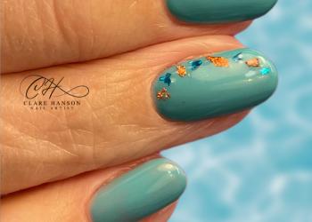 HD Professional Nail Systems used: Builder gel and Pool gel polish (with a little nail art)