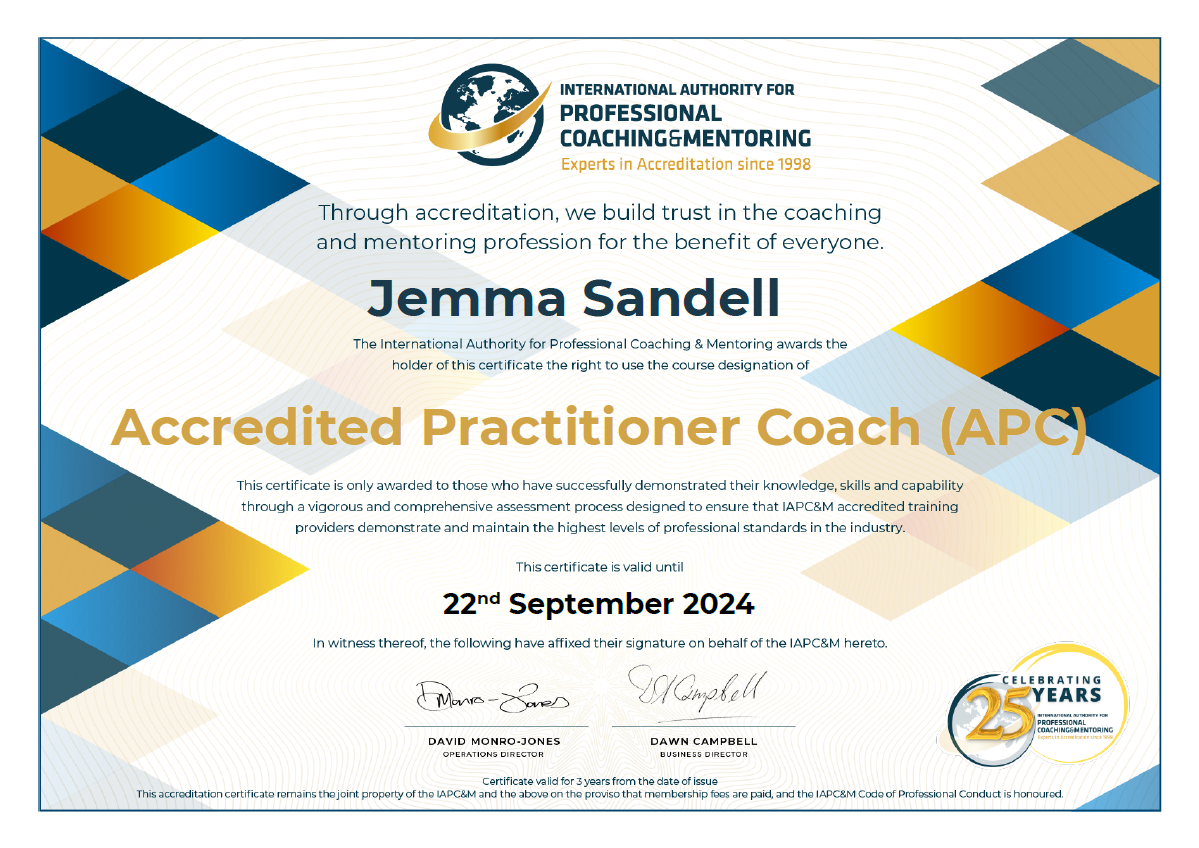 IAPC&M Coaching Accreditation 