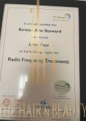 Kirsten Steward, certificate 3 of 7
