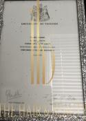 Helen Ward, certificate 3 of 4