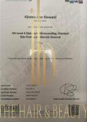 Kirsten Steward, certificate 7 of 7