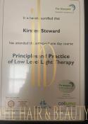 Kirsten Steward, certificate 4 of 7