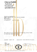 Jane deVera Lee, certificate 4 of 5